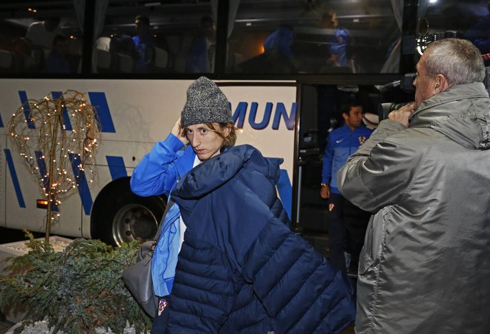 Luka Modric, leikmaður Real Madrid og króatíska landsliðsins.