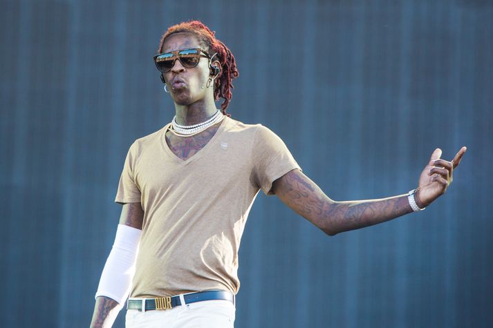 Young Thug uppi á sviði