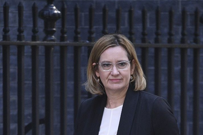 Amber Rudd, innanríkisráðherra Bretlands.