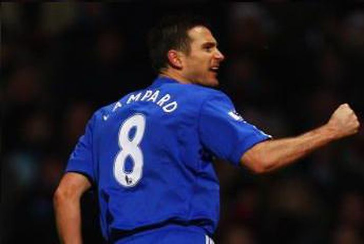 Frank Lampard þurfti að endurtaka vítaspyrnu í tvígang.