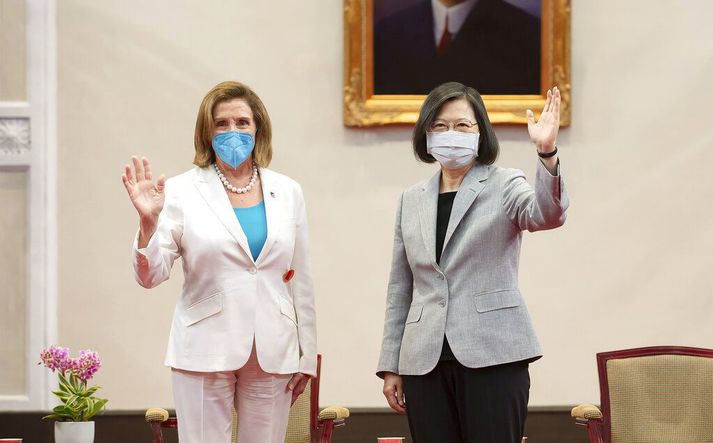 Nancy Pelosi og Tsai Ing-wen.