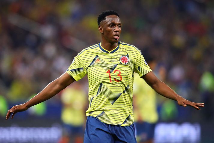 Yerry Mina á að hafa tekið þátt í veðmálaauglýsingu í heimalandinu