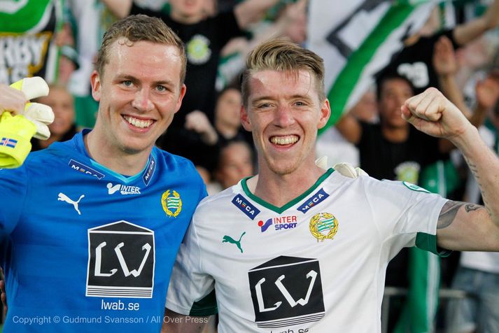 Ögmundur og Birkir Már samherjar eru samherjar, bæði hjá íslenska landsliðinu og Hammarby.