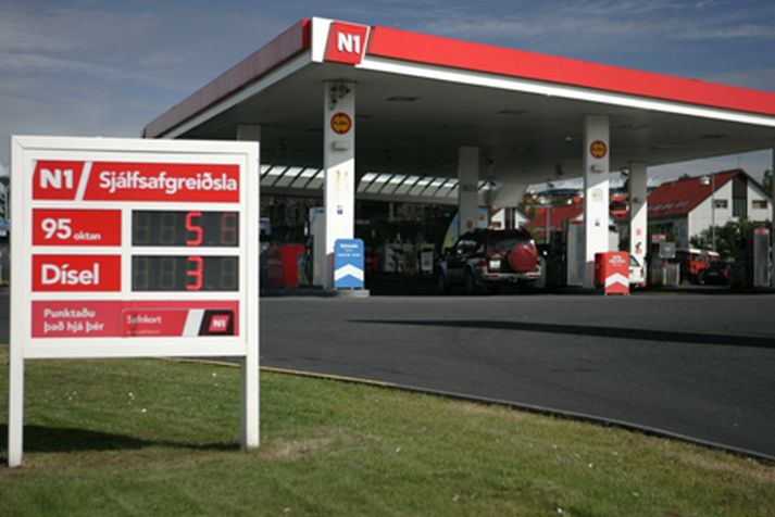 Atvikið átti sér stað í N1 verslun. Mynd/ Arnþór.