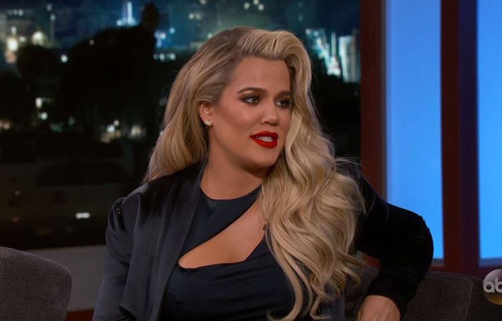 Khloe Kardashian á von á sínu fyrsta barni.