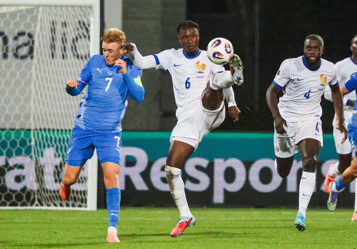 Eduardo Camavinga er ekkert lamb að leika sér við en hann og liðsfélagar hans í franska landsliðinu fengu bara eitt stig með sér heim frá Reykjavík.