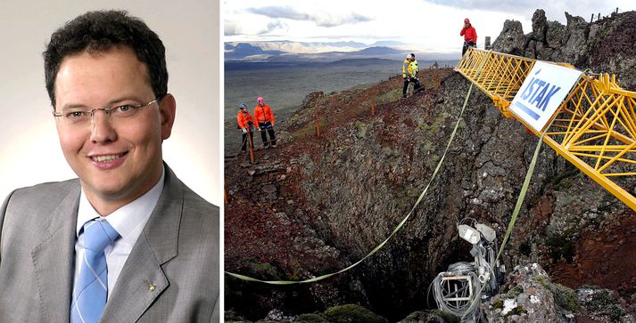 Ómar Stefánsson hefur áhyggjur af þróun mála við Þríhnúka.