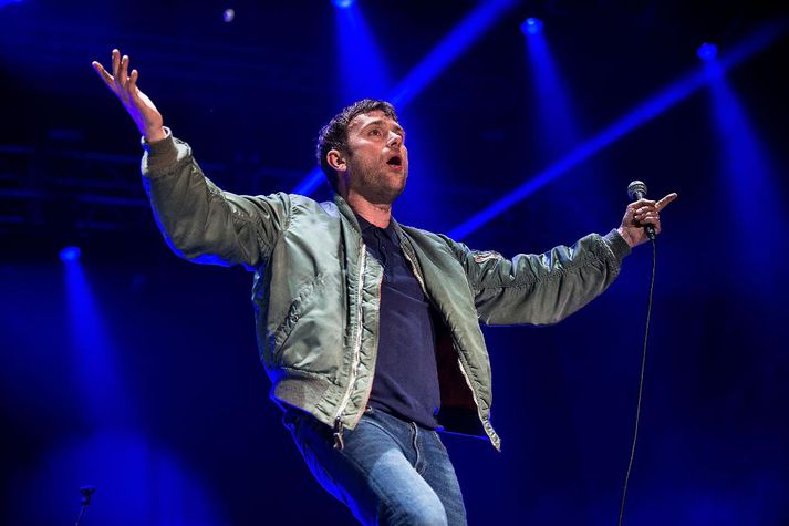 Damon Albarn er alltaf hress.