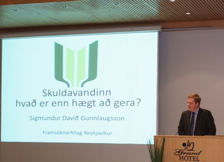 Sigmundur Davíð Gunnlaugsson.