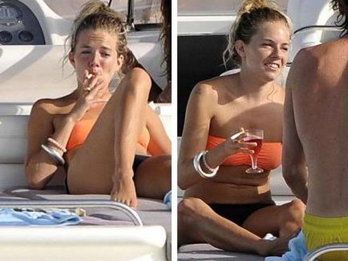 Sienna Miller á Ibisa.