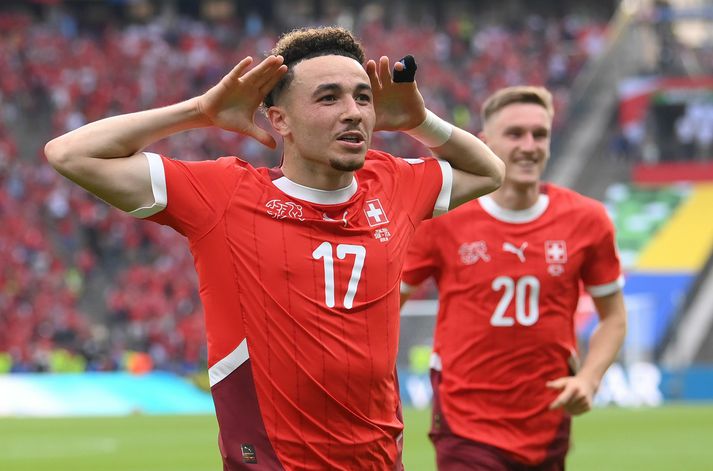Ruben Vargas var allt í öllu hjá Sviss.