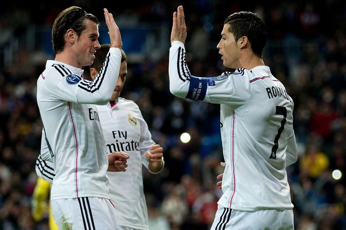 Cristiano Ronaldo og Gareth Bale.