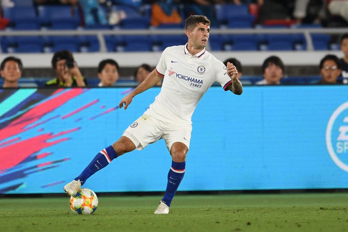 Pulisic í æfingarleik með Chelsea.