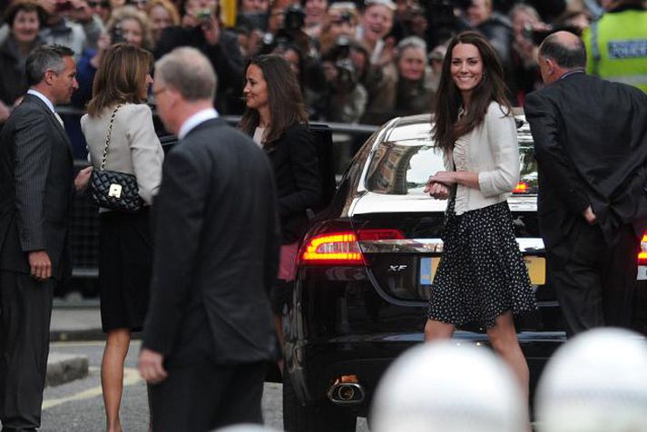Katrín Middleton mætir á Goring hótelið í kvöld. Mynd/ afp.