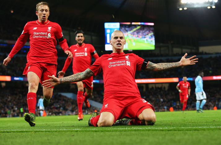 Martin Skrtel lék stærstan hluta ferilsins með Liverpool.