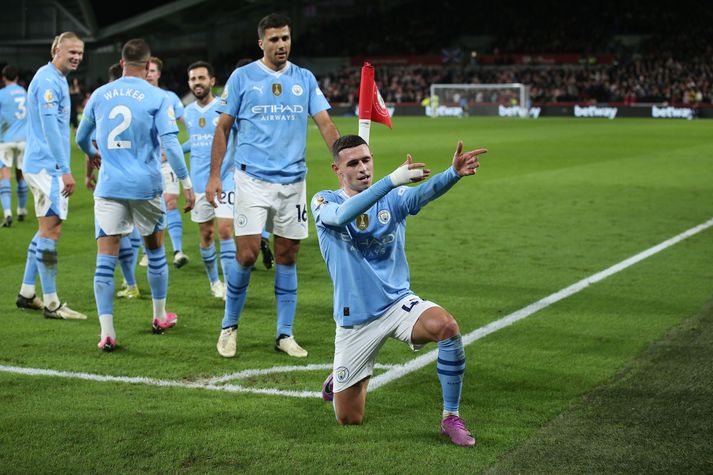 Phil Foden kom Man City til bjargar.