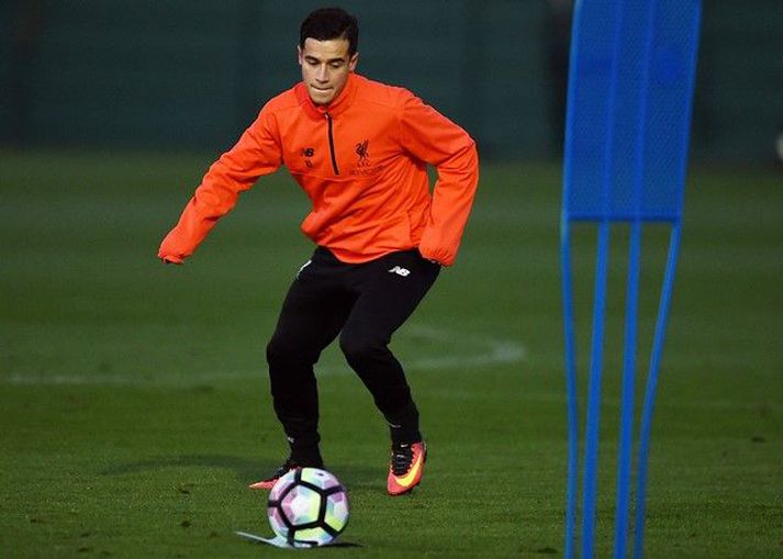 Coutinho byrjaði að æfa á nýjan leik á laugardaginn.