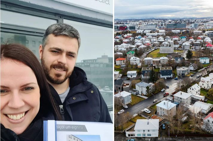 Elvu Hrönn Hjartardóttur og Andra Reyr Haraldssyni tókst loksins að komast af komast af leigumarkaðnum.