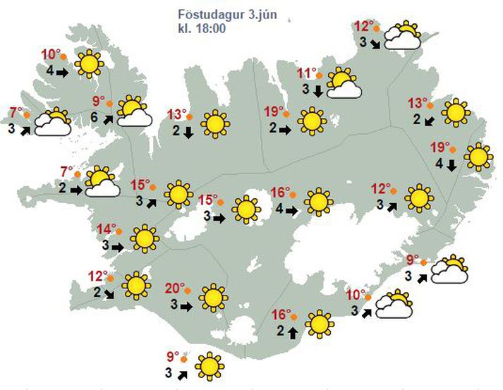 Von er á góð verðri um næstu helgi.