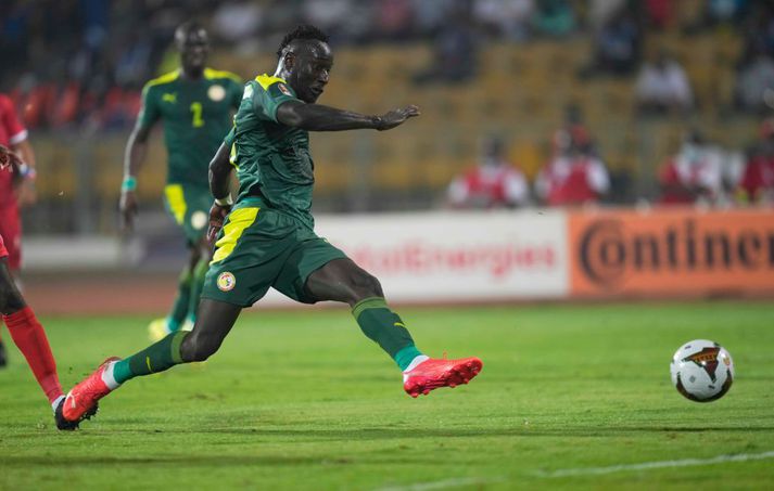 Famara Diédhiou kom Senegal á bragðið í kvöld.