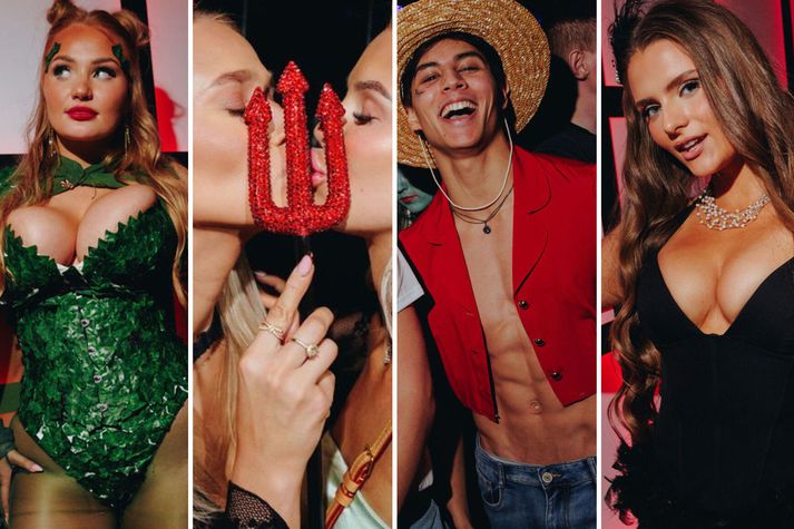 Gugga í gúmmíbát, Marínó og Klara Einars voru í stuði á Auto um helgina.