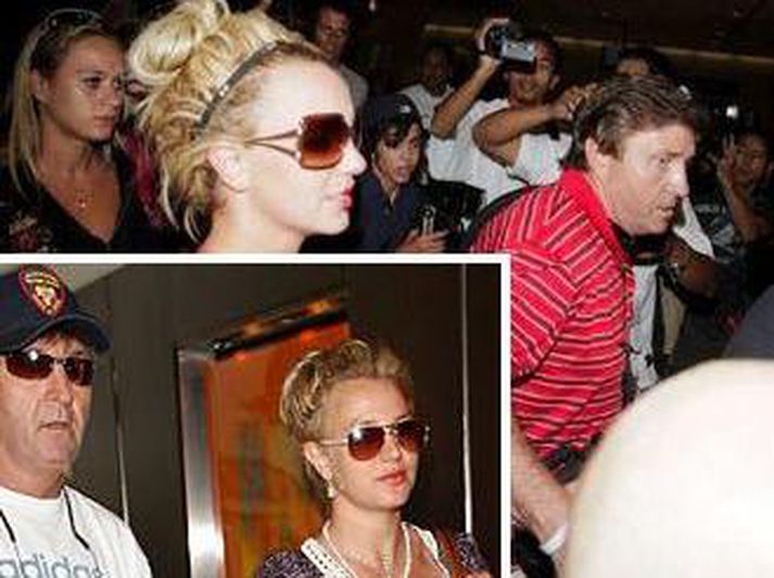 Britney og Jamie pabbi hennar.