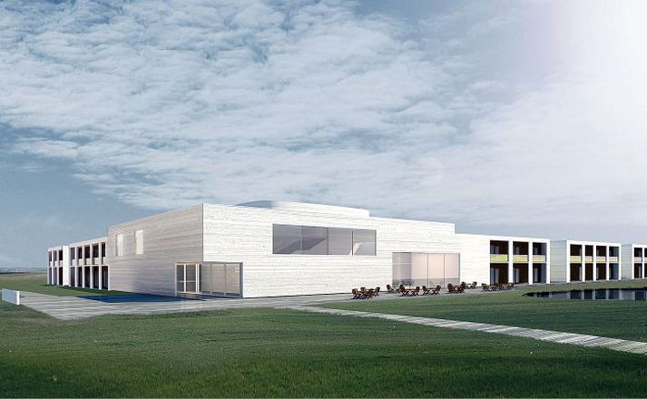 Golfhótel á Minni-Borg Forsvarsmaður segir hótel og nýjan golfvöll munu styrkja tekjur íbúa í Grímsnesi og einnig beina viðskiptum á þá stóru golfvelli sem fyrir eru í nágrenninu.Mynd/Ásgeir Ágeirsson - Teiknistofan Tark