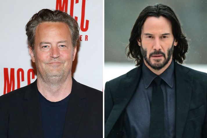 Matthew Perry virðist vera vonsvikin með það að Keanu Reeves sé enn á meðal vor.