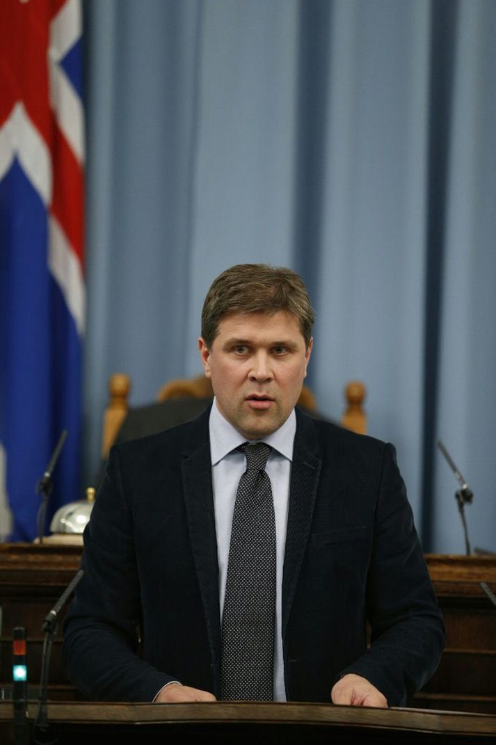 Bjarni Benediktsson fjármálaráðherra.