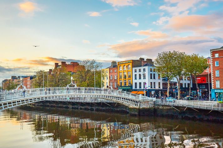 Ha'penny-búin í írsku höfuðborginni Dublin.