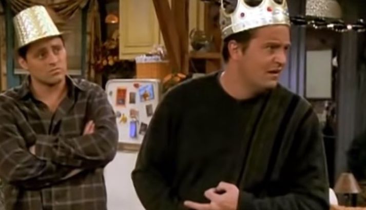 Matthew Perry fór oft á tíðum á kostum sem Chandler.