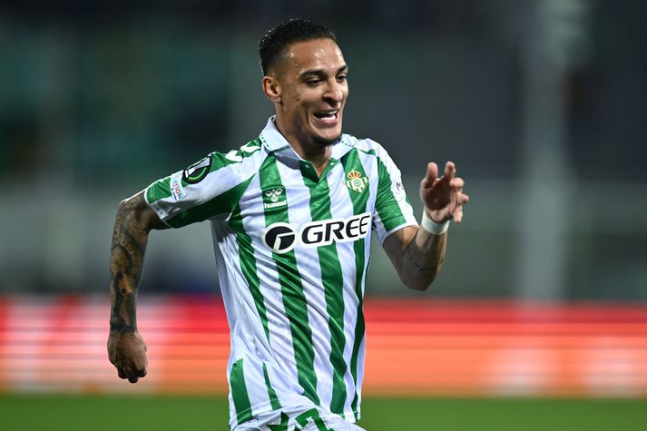 Antony var bæði með mark og stoðsendingu fyrir Real Betis í kvöld.