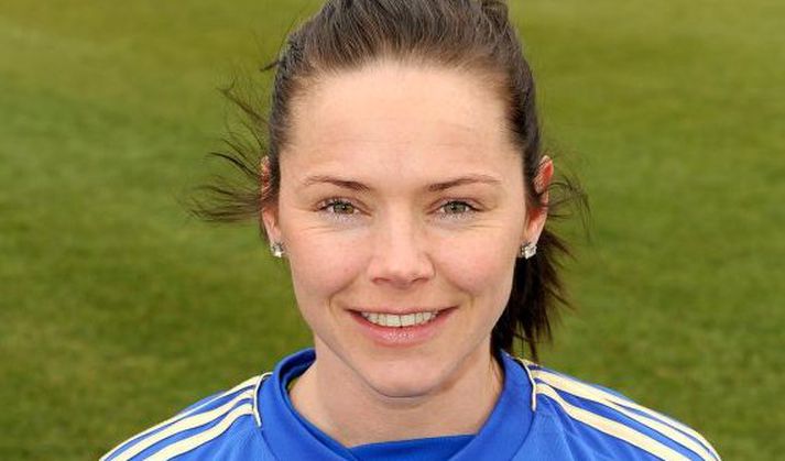 Ólína Viðarsdóttir spilaði allan leikinn með Chelsea.