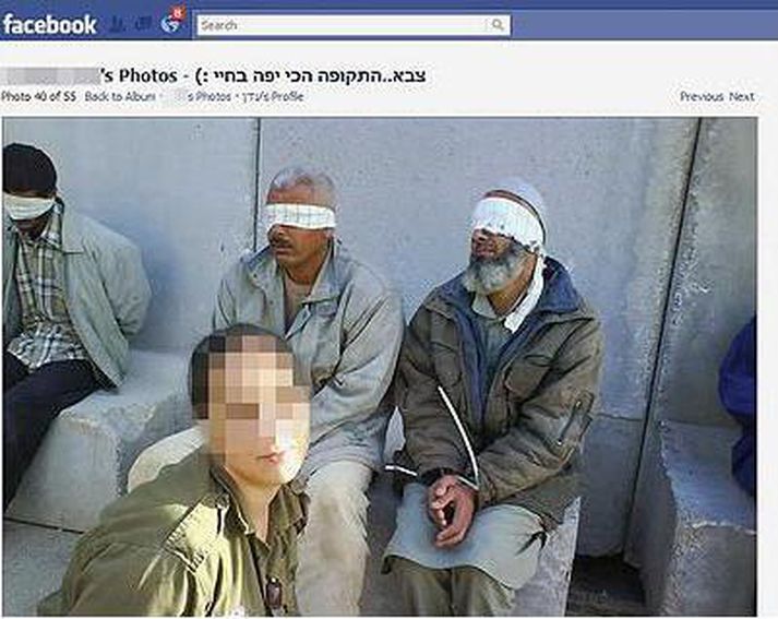 Facebook myndin umdeilda.
