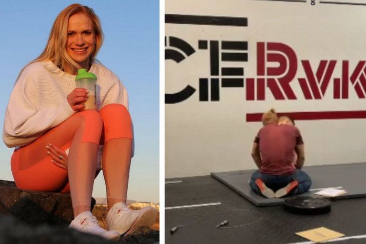 Anníe Mist Þórisdóttir hefur hafið keppni í CrossFit á ný en fyrsti hlutinn á The Open kallaði ekki síst á miklar tilfinningar.