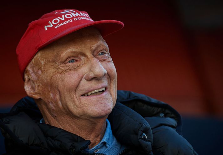Niki Lauda vann þrjá heimsmeistaratitla sem ökumaður í Formúlu 1