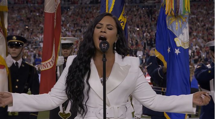 Demi Lovato getur sannarlega sungið.