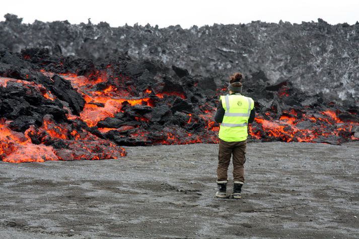 Gríðarleg átök í eldstöðinni sjást í mælingum af öllu tagi.