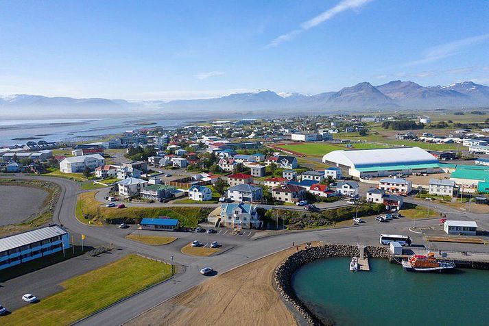 Nýi miðbærinn mun rísa við höfnina á Höfn.