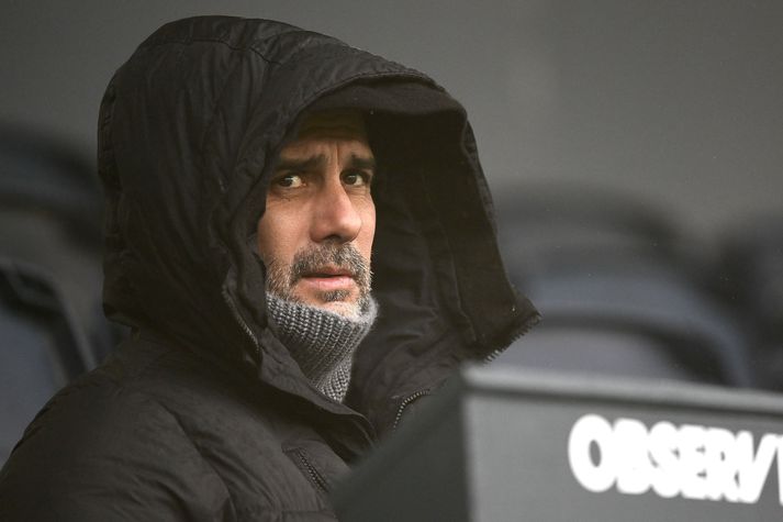 Pep í leik dagsins.
