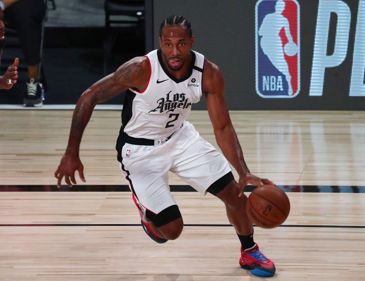 Kawhi Leonard og félagar eru tilbúnir í úrslitakeppnina.