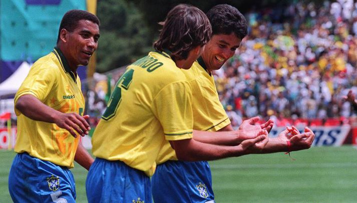 Vöggufagn Bebeto á HM 1994.