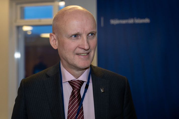 Eyjólfur Ármannsson innviðaráðherra kynnti samgönguáætlun í byrjun desember.