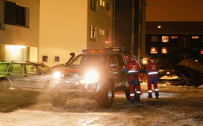 Parið ku eftir atvikum vera í góðu yfirlæti að Lambafelli.