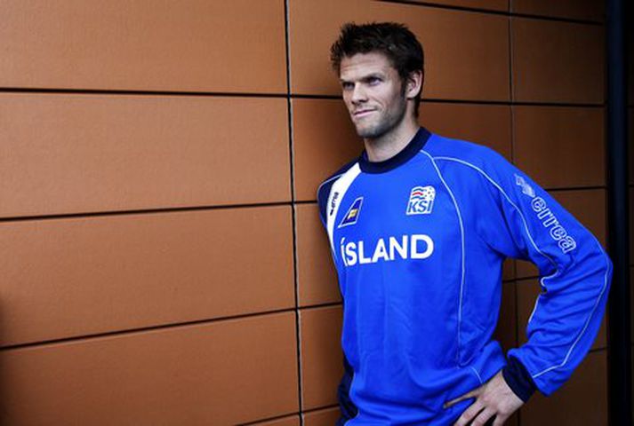 Hermann Hreiðarsson landsliðsmaður og leikmaður Portsmouth.