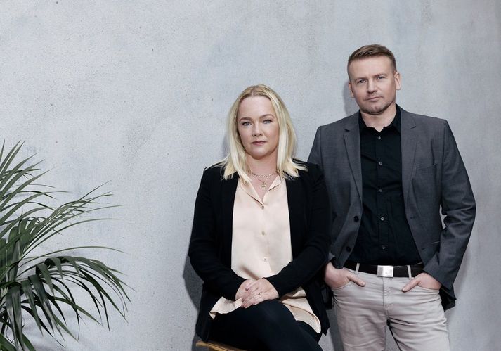 Sæunn Viggósdóttir og Bjarni Þór Logason.