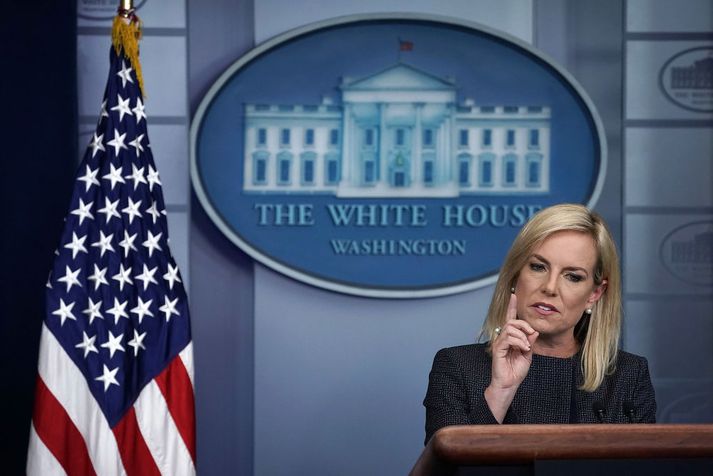 Kirstjen Nielsen, ráðherra heimavarnarmála í Bandaríkjunum.