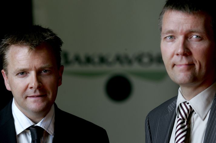 Lýður og Ágúst Guðmundssynir, fosvarsmenn Bakkavarar.