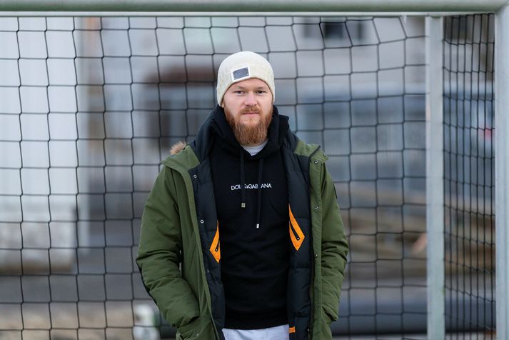 Aron Einar Gunnarsson hefur gefið skýrslu hjá lögreglu vegna málsins.