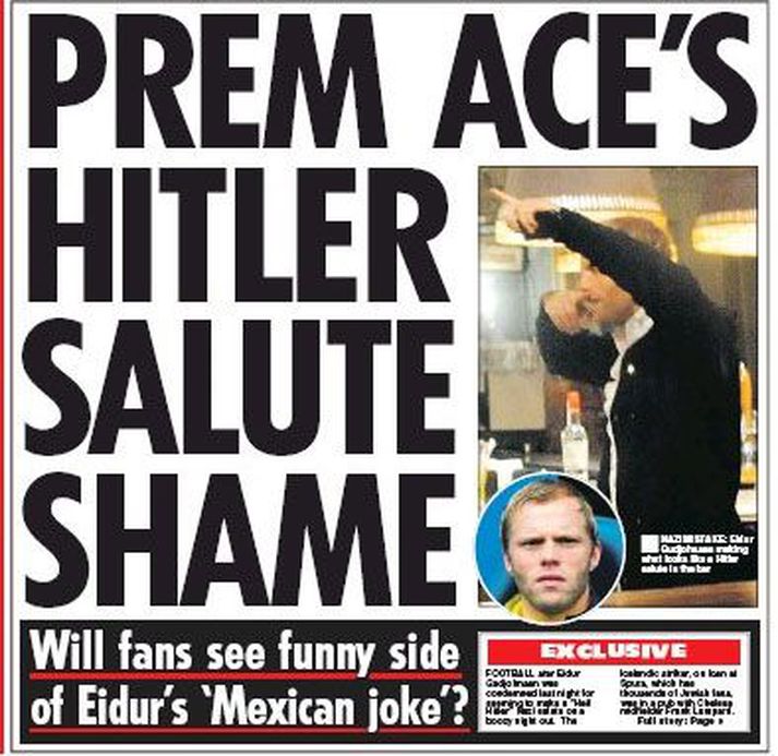 Fréttin eins og birtist í Daily Star í byrjun maí